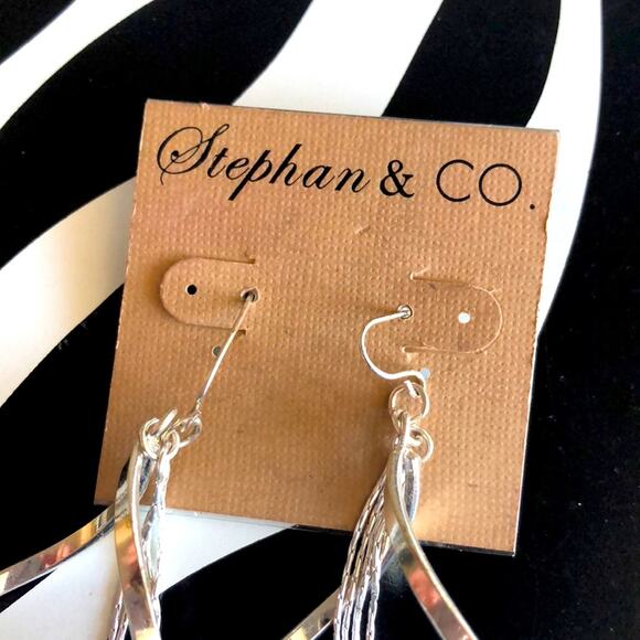 3 for $30 Stephan & Co. Silver Dangle Earrings - Picture 4 of 5